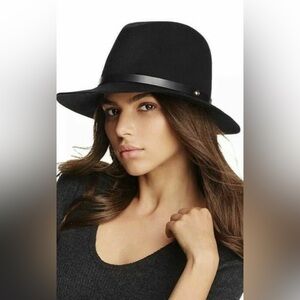 Rag and bone Elegant Black Women's Fedora Hat